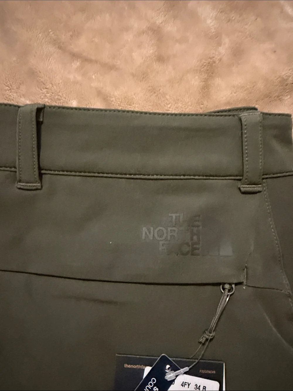 North Face Men's Olive Convertible Pants - NWT